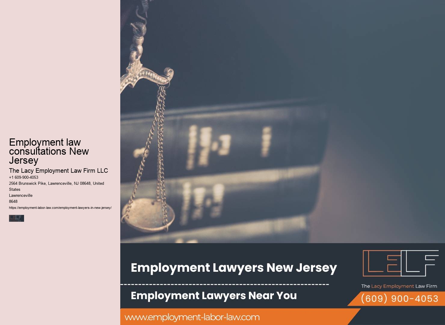 Legal representation for NJ employees