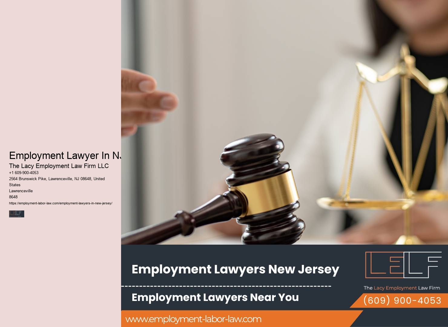 Legal assistance for employment issues NJ