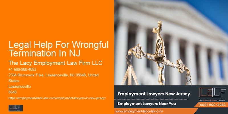 Legal Help For Wrongful Termination In NJ