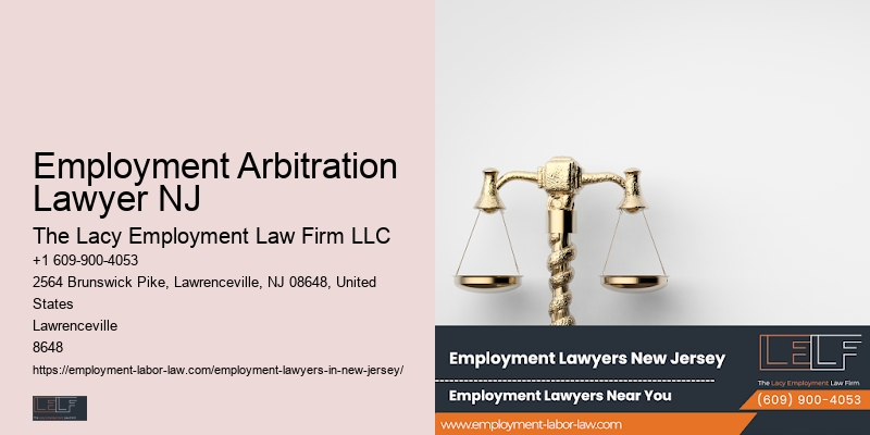 Employment Arbitration Lawyer NJ Workplace Disputes Legal Help