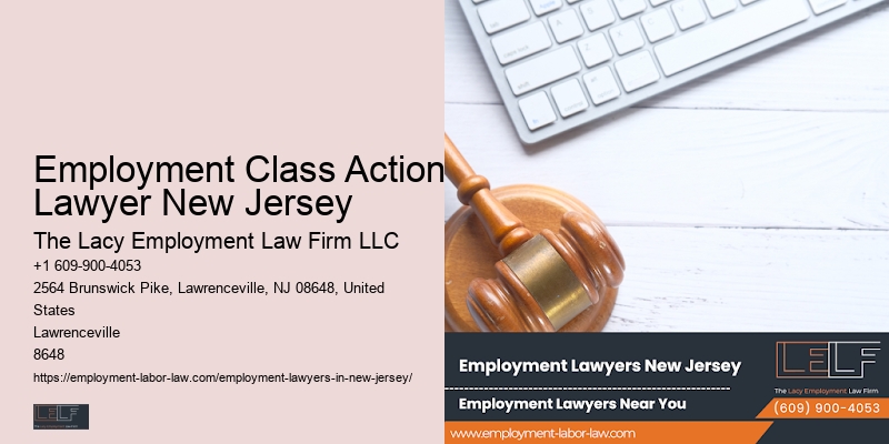 Employment Class Action Lawyer New Jersey