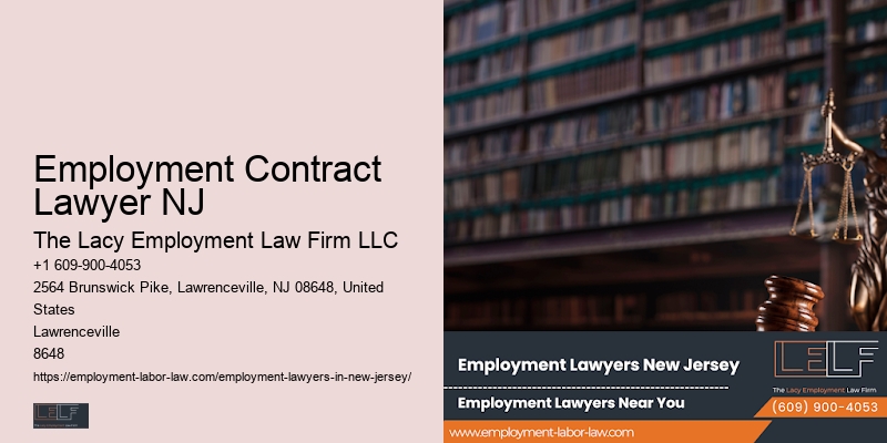 Employment Contract Lawyer NJ Wrongful Job Termination Specialist