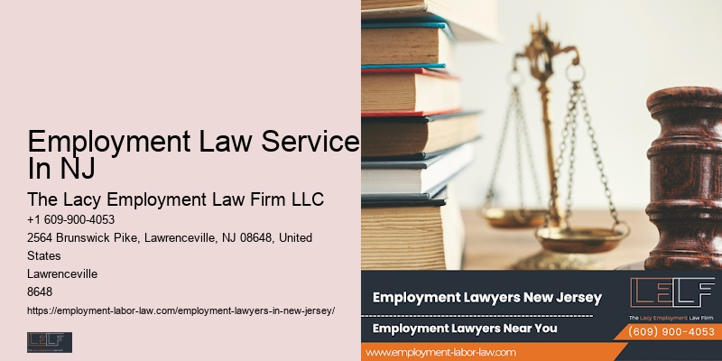 Employment Law Services In NJ Employment Law Assistance