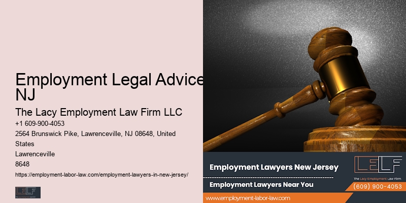 Employment Rights Lawyer Employment Legal Advice NJ