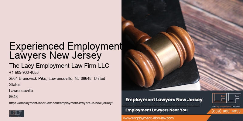 Experienced Employment Lawyers New Jersey Termination Rights Lawyer