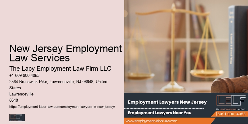 New Jersey Employment Law Services Contract Law Lawyer