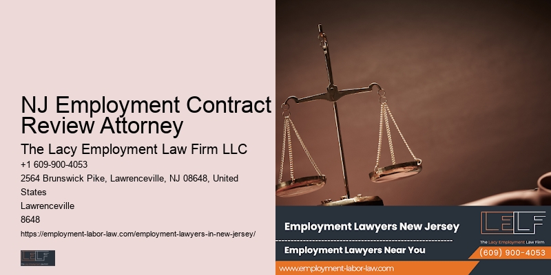Leading Employment Lawyer In NJ Employment Contract Review Attorney