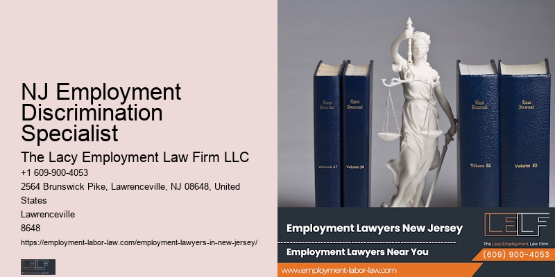 NJ Employment Discrimination Specialist Workplace Defamation Lawyer