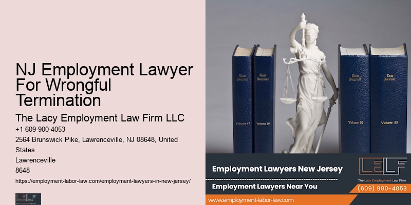 NJ Employment Lawyer For Wrongful Termination Overtime Pay Lawyer