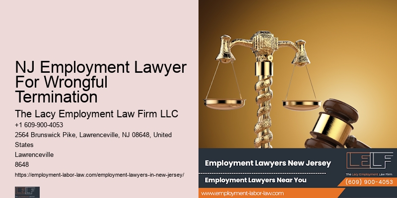 NJ Employment Lawyer For Wrongful Termination Workplace Rights Lawyer