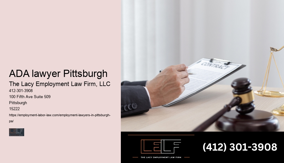 Employment law assistance near Pittsburgh