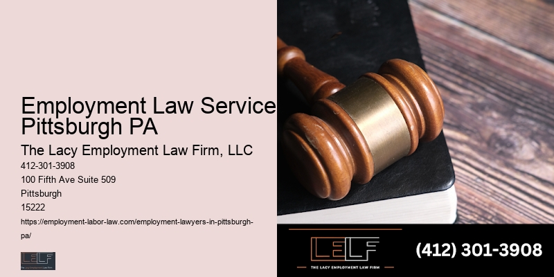 Employment Law Services Pittsburgh PA