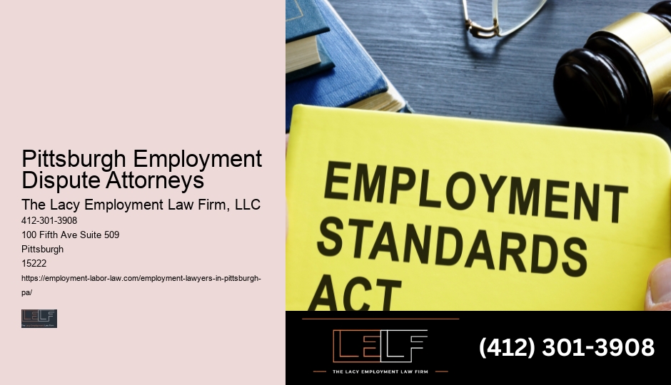 Employment law consultations in Pittsburgh area