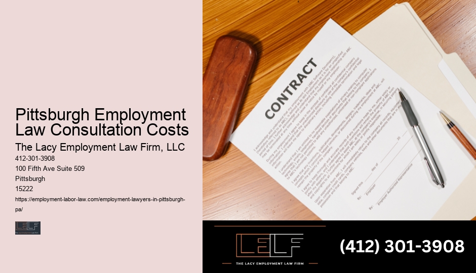 Pittsburgh Employment Law Consultation Charges