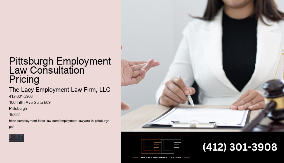 Pittsburgh PA Employment Law Counsel