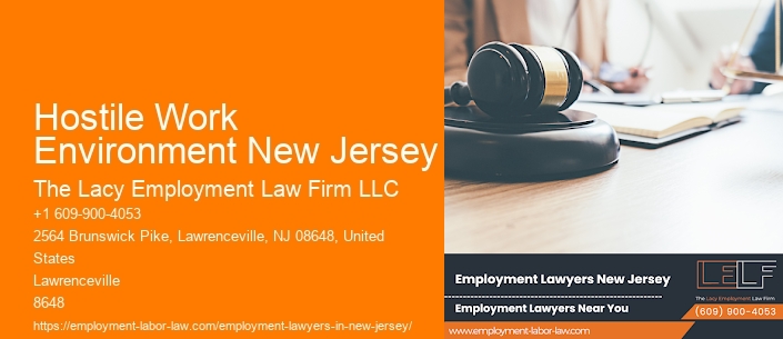 Hostile Work Environment New Jersey