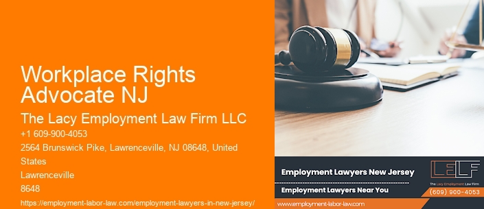 Workplace Rights Advocate NJ