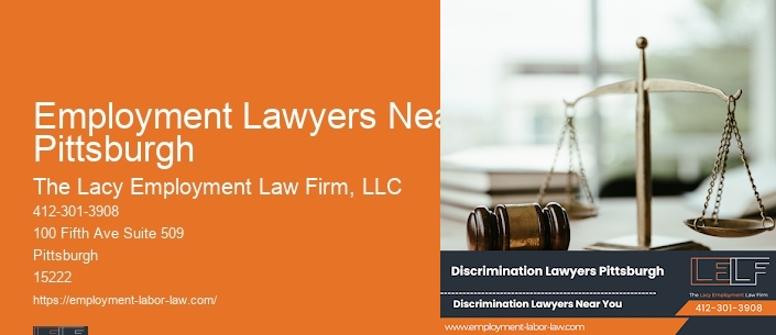 Employment Lawyers Near Pittsburgh