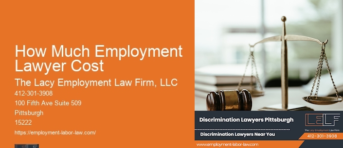 How Much Employment Lawyer Cost