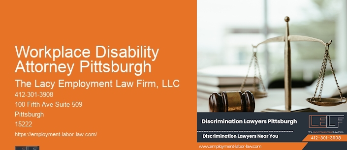 Workplace Disability Attorney Pittsburgh