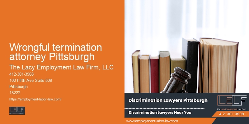 Wrongful termination attorney Pittsburgh