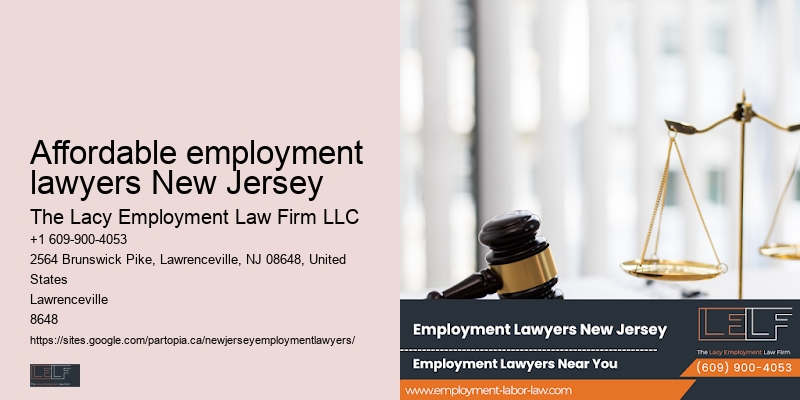 NJ employment issue consultations