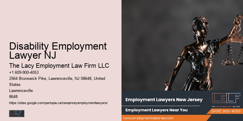 Disability Employment Lawyer NJ employment rights legal help