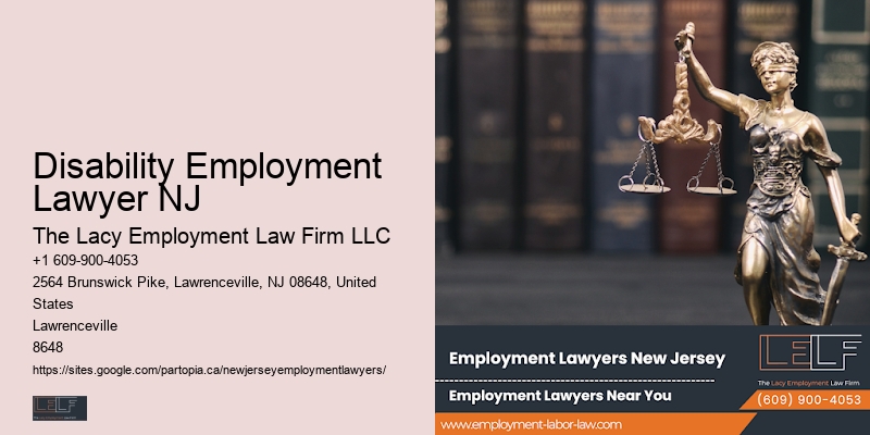 Disability Employment Lawyer NJ employment case experts