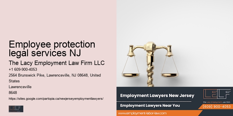 Employee protection legal services NJ Workplace Harassment Lawyer