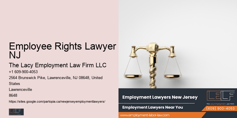NJ employee rights legal representation