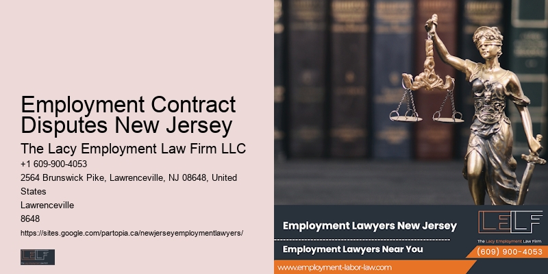 Employment law experts near me Employment Contract Disputes New Jersey