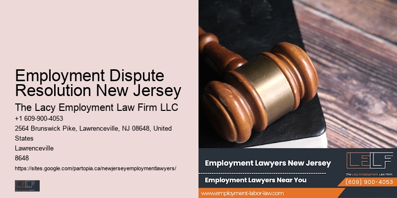 Employment rights dispute attorneys Employment Dispute Resolution New Jersey