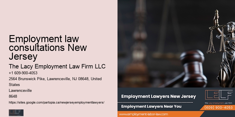 Employment law consultations New Jersey