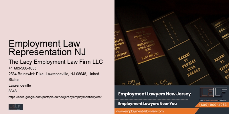 Employment Law Representation NJ Workplace Lawyer