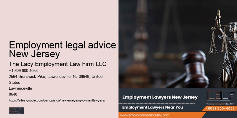 Employment legal advice New Jersey