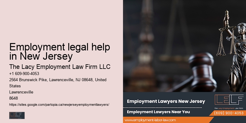 Employment legal help in New Jersey