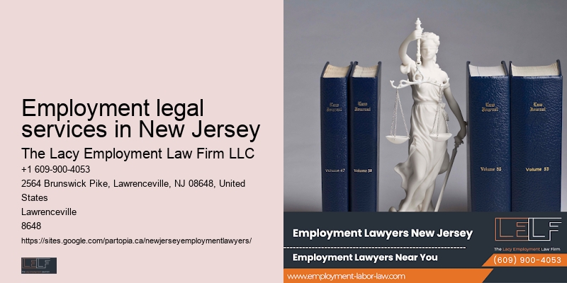 Employment legal services in New Jersey Employment Civil Rights Claims