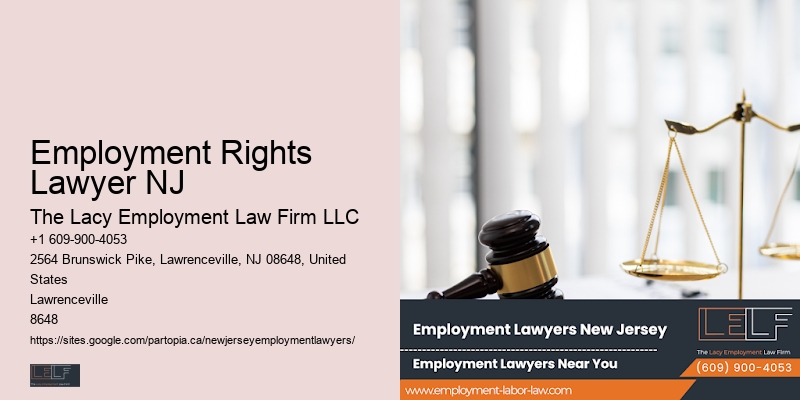 Employment legal services in Employment Rights Lawyer NJ
