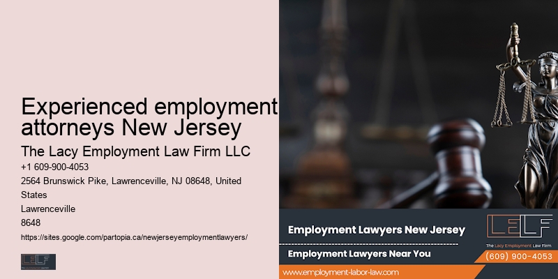 Experienced employment attorneys New Jersey