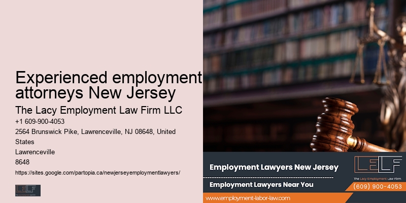 NJ employment issues legal representation