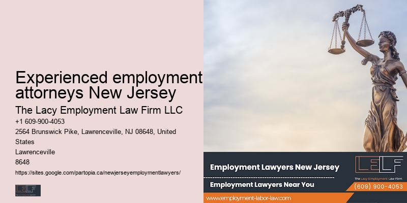 Experienced employment attorneys New Jersey employment legal experts