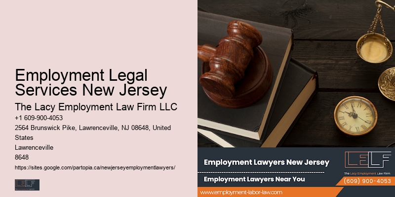 NJ legal representation for employment cases