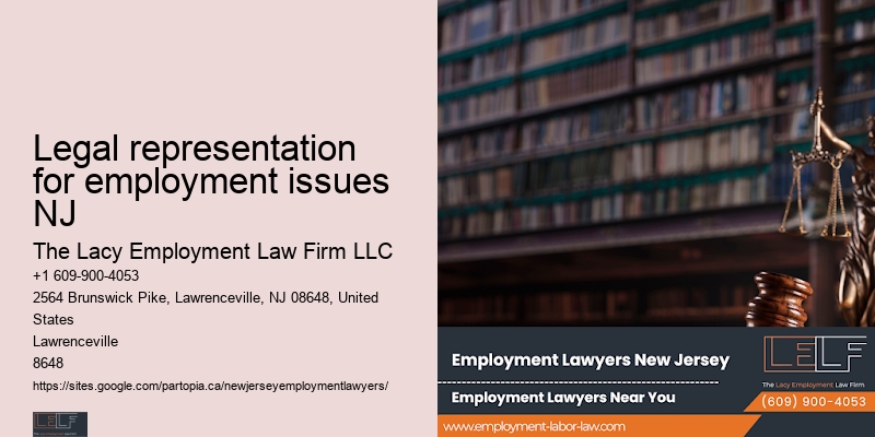 Legal representation for employment issues NJ Employment Litigation Attorney