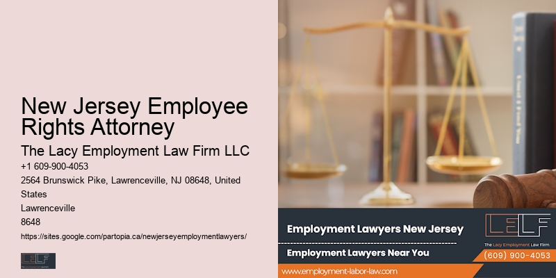 New Jersey Employee Rights Attorney Workplace Attorney