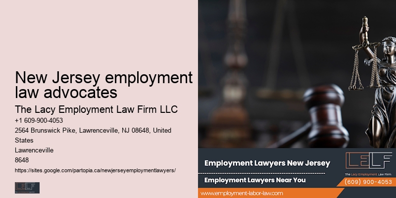 New Jersey employment law advocates