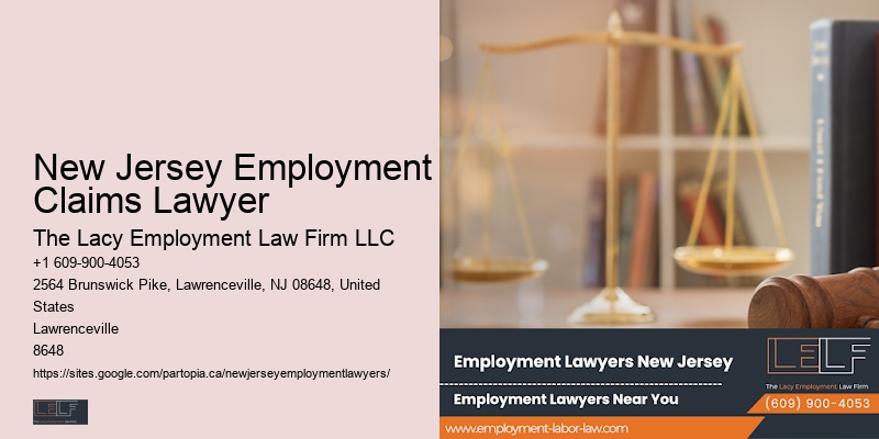 New Jersey Employment Claims Lawyer employment rights support