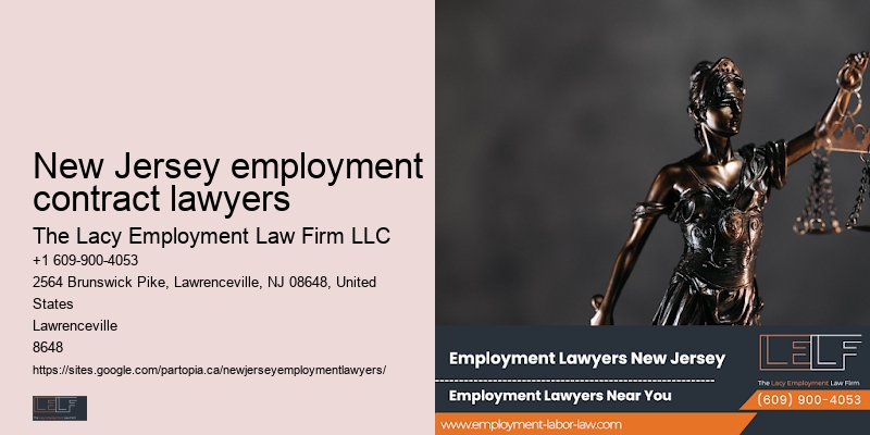 New Jersey employment contract lawyers workplace legal consultations