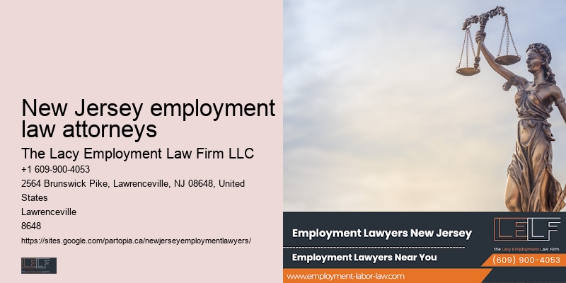 New Jersey employment law attorneys employment dispute legal services