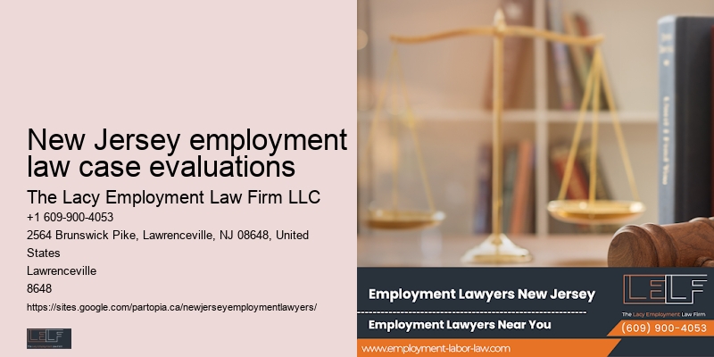 New Jersey employment law case evaluations workplace retaliation legal help