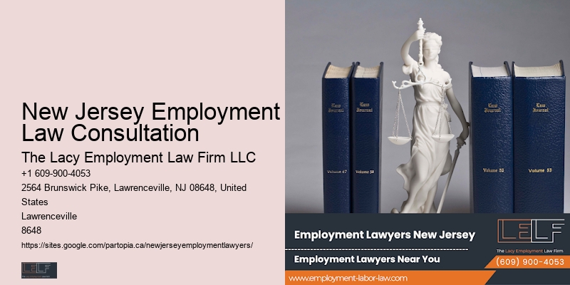 Employment legal aid services New Jersey Employment Law Consultation